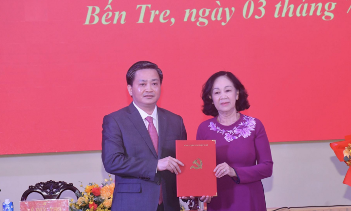 Chủ tịch HĐQT Ngân hàng VietinBank giữ chức Bí thư Tỉnh ủy Bến Tre