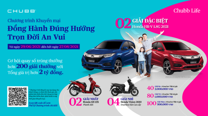 Chubb Life Việt Nam tung khuyến mại khủng hơn 2 tỷ đồng nhằm tri ân khách hàng 