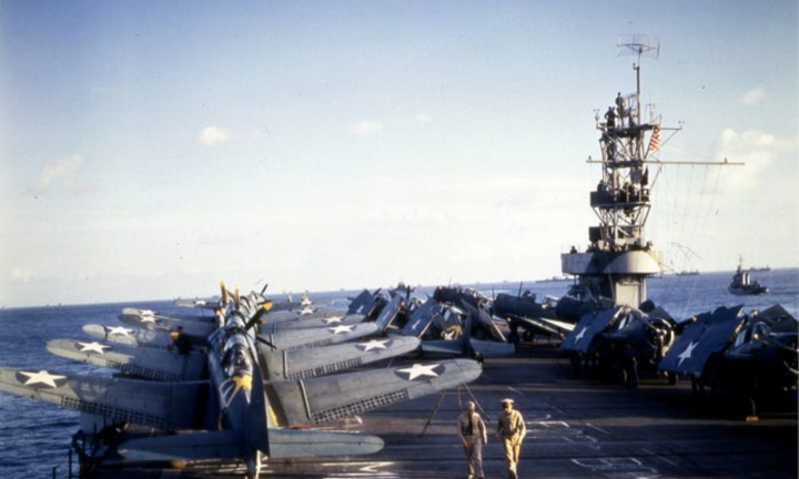 Tàu sân bay 'nhỏ mà có võ' giúp Hải quân Mỹ giành thắng lợi trong Thế chiến 2