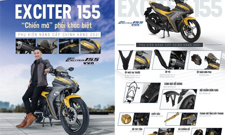 Yamaha ra mắt Exciter 155 VVA phiên bản giới hạn kèm loạt phụ kiện nâng cấp