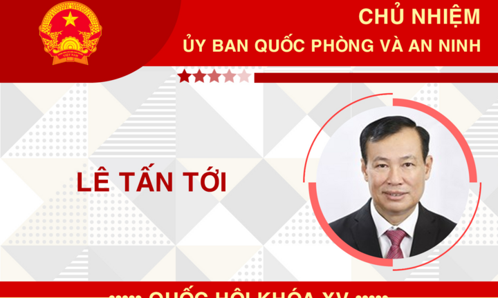 Infographic: Sự nghiệp Chủ nhiệm Ủy ban Quốc phòng và An ninh Lê Tấn Tới