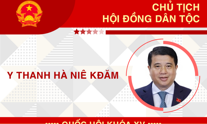 Infographic: Sự nghiệp Chủ tịch Hội đồng Dân tộc Y Thanh Hà Niê Kđăm