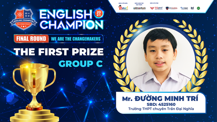 3 gương mặt tài năng nhất cuộc thi English Champion 2021 là ai?