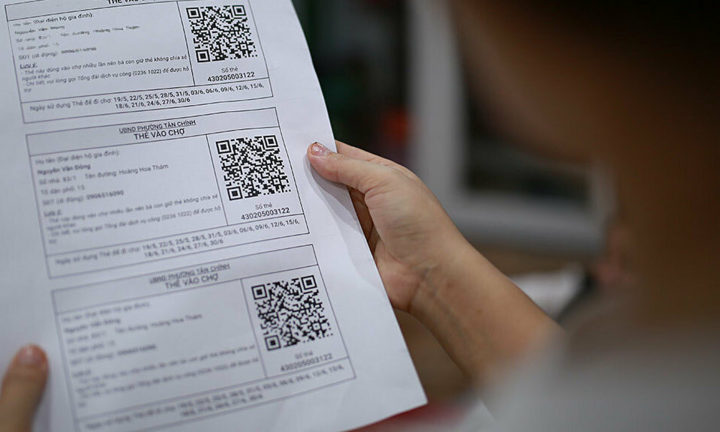 TP.HCM yêu cầu phiếu mua hàng thiết yếu phải tích hợp mã QR