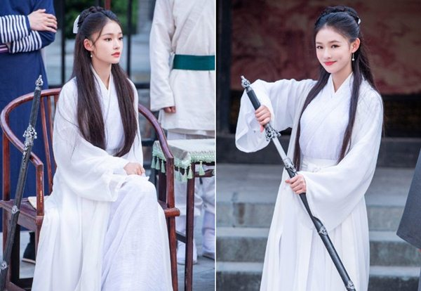 Mỹ nhân ngư Lâm Duẫn hóa Tiểu Long Nữ đẹp phiêu dật khiến fan xốn xang