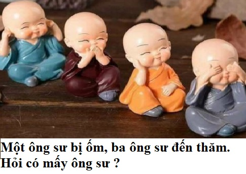 Đố mẹo: Có bao nhiêu ông sư?