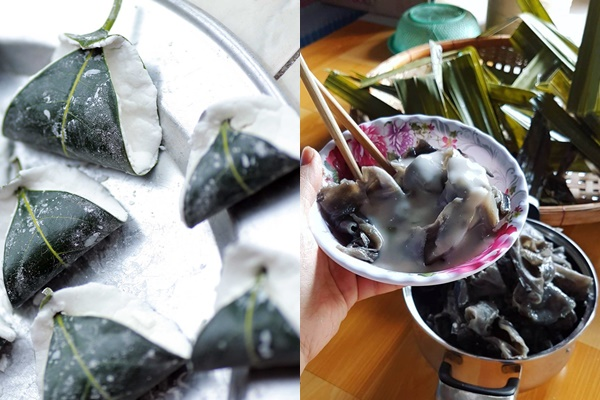 Lạ lùng món bánh miền Tây, chỉ có bột và lá mà ai ăn cũng ghiền