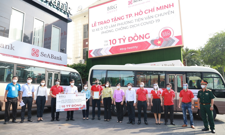 BRG cùng SeABank chung tay hỗ trợ chính quyền và người dân TP.HCM