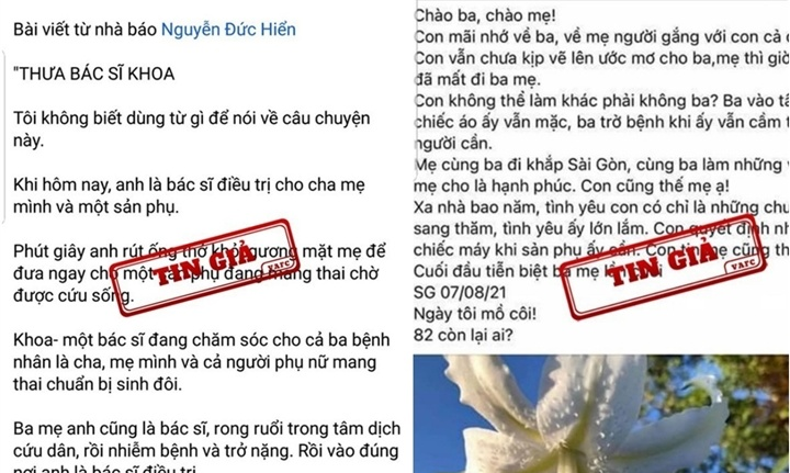 Thêm người chia sẻ tin giả ‘bác sĩ Khoa rút ống thở cứu sản phụ’ bị phạt