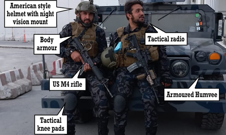 Lực lượng Taliban 'lột xác' với vũ khí Mỹ: Áo chống đạn, kính nhìn đêm hiện đại