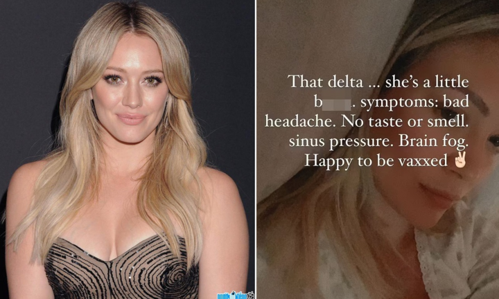 Hilary Duff mắc COVID-19 trên trường quay