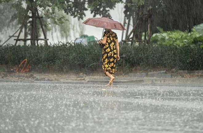 Thời tiết ngày 31/8: Bắc Bộ mưa to, trời dịu mát