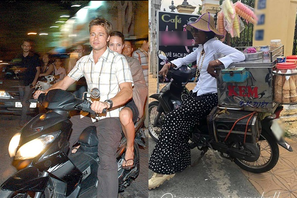 Sao ngoại ‘nhập gia tùy tục’ ở Việt Nam: Lái xe máy, đội nón lá đi chợ nổi