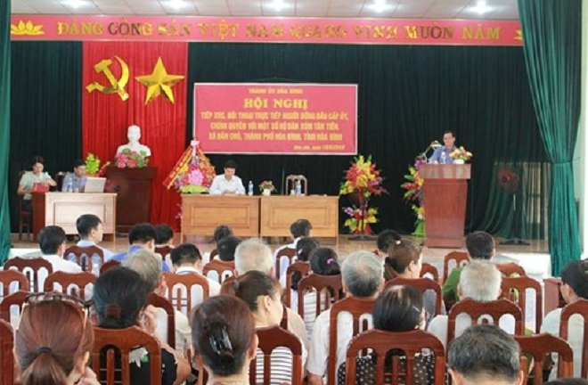 Hòa Bình: Nỗ lực tiếp xúc, đối thoại với nhân dân để thực hiện mục tiêu kép