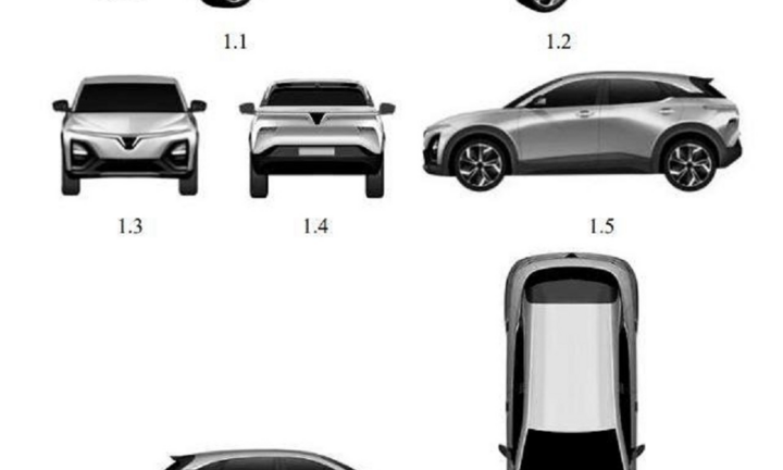Hai mẫu SUV mới của VinFast lộ diện thiết kế
