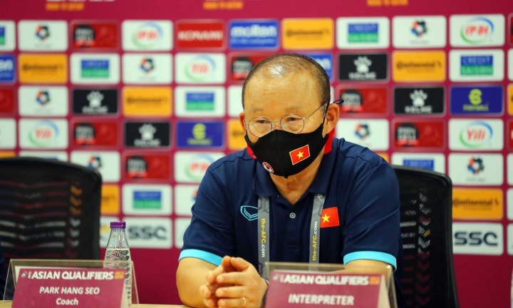 HLV Park Hang Seo: 'Tuyển Việt Nam kém may mắn, các cầu thủ đã nỗ lực'