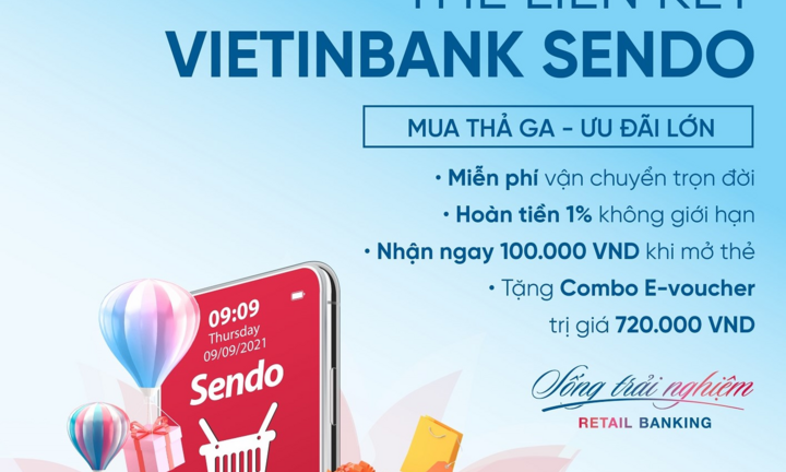 Ra mắt Thẻ đồng thương hiệu MasterCard Platinum VietinBank Sendo