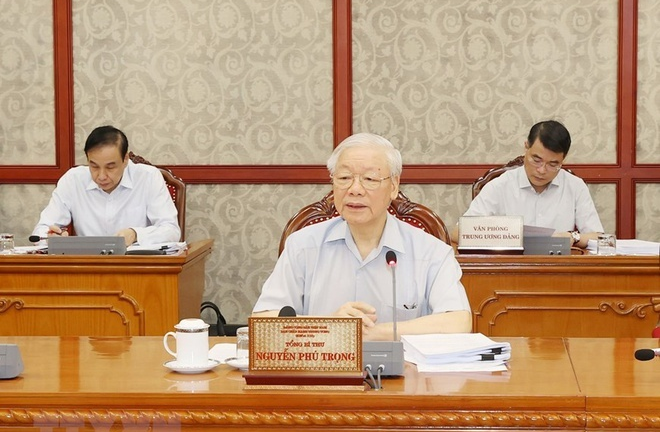 Tổng Bí thư chủ trì họp về Đề án sửa quyền hạn BCĐ Trung ương chống tham nhũng