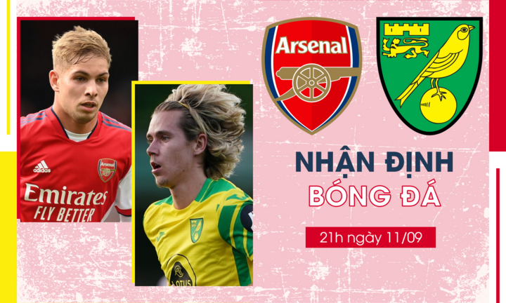 Nhận định bóng đá Arsenal vs Norwich vòng 4 Ngoại Hạng Anh