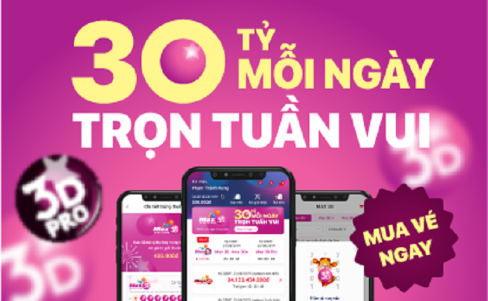 Thuê bao MobiFone có thể mua xổ số tự chọn Max 3D trên Vietlott SMS