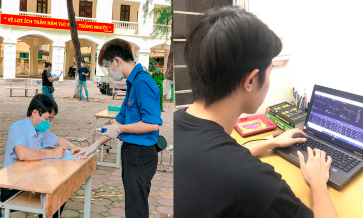 Mắc kẹt ở Hà Nội, sinh viên tình nguyện tham gia chống dịch COVID-19