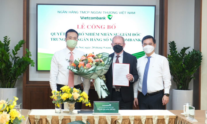 Vietcombank công bố quyết định bổ nhiệm Giám đốc Trung tâm Ngân hàng số