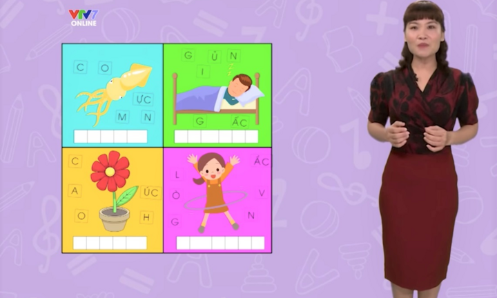 Ba kênh truyền hình quốc gia phát sóng bài giảng lớp 1, lớp 2