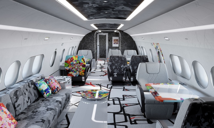 Huyền thoại graffiti Cyril Kongo thiết kế cabin đặc biệt cho dòng máy bay Airbus