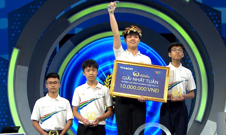 Olympia năm thứ 22 đổi luật chơi, nam sinh Thái Bình giành chiến thắng đầu tiên