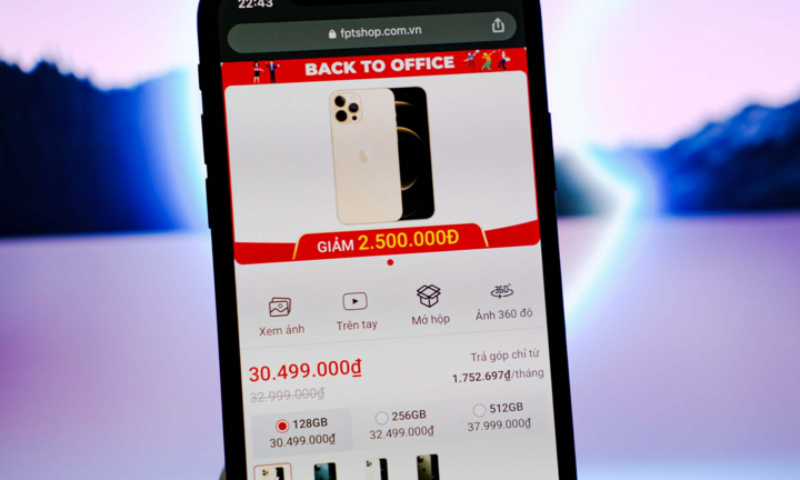 iPhone 12 giảm giá sâu