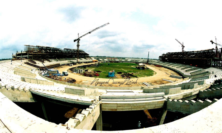 Ảnh hiếm: Sân Mỹ Đình thời đang xây dựng 20 năm trước
