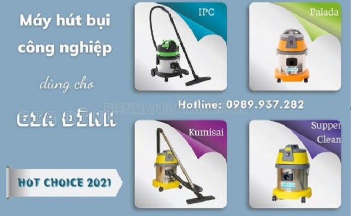 Top 5 máy hút bụi công nghiệp loại nhỏ cho gia đình