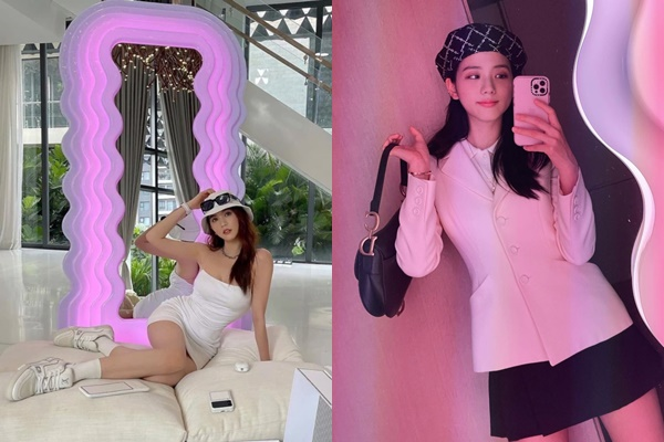 Loạt mỹ nhân khoe nhan sắc đỉnh cao trước gương 300 triệu: Hàng thật nó xịn lắm