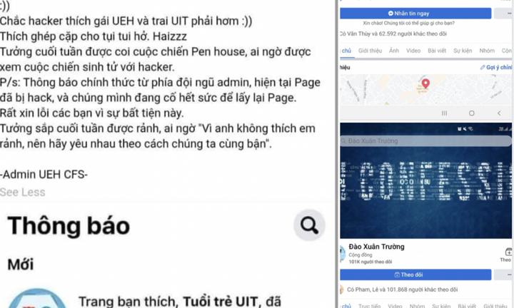 Hàng loạt confessions trường đại học bị đổi tên thành 'Đào Xuân Trường'