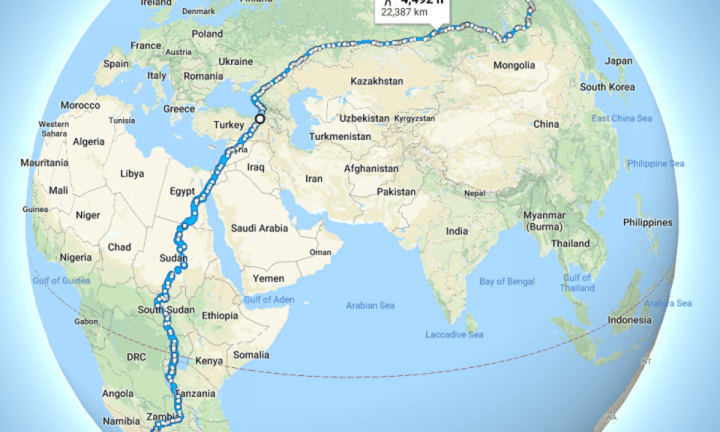 Con đường đi bộ dài nhất thế giới không cần băng qua đại dương hay rào cản nào