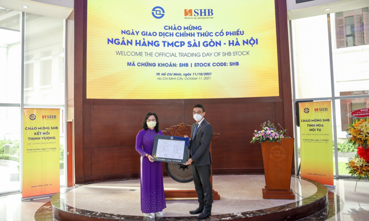SHB chính thức giao dịch cổ phiếu trên HOSE