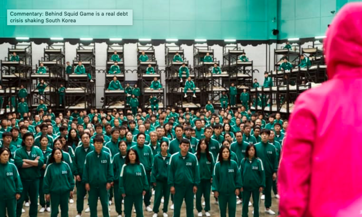 Cuộc khủng hoảng nợ phía sau phim ‘Trò chơi con mực’ 