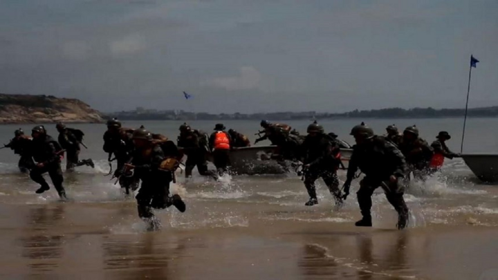 Trung Quốc tập trận đổ bộ tấn công tại tỉnh đối diện Đài Loan