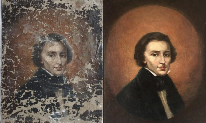 Chân dung quý của thiên tài Chopin được tìm thấy ở chợ trời
