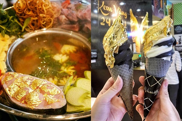 5 món ăn dát vàng có thể mua ở Việt Nam, giá chỉ khoảng 1 triệu đồng/món