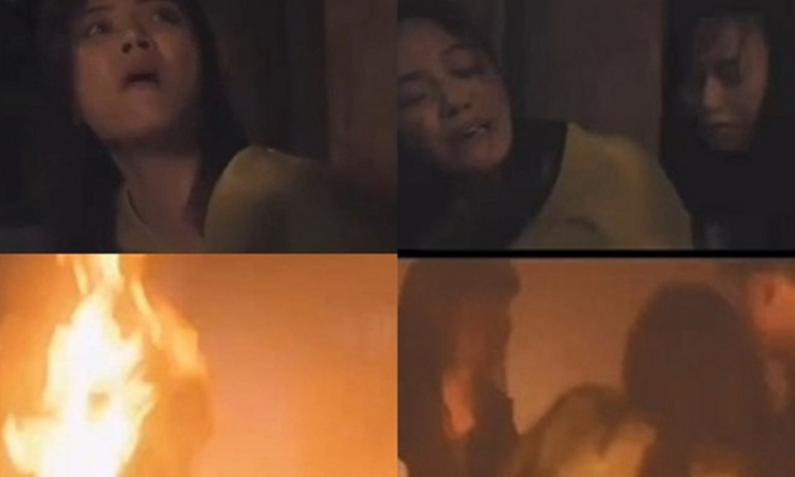 'Hương vị tình thân' tập 62: Thy và Nam kẹt trong ngôi nhà bốc cháy ngùn ngụt