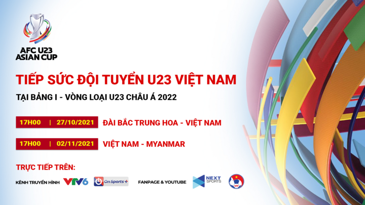 Lịch thi đấu U23 Việt Nam vòng loại U23 châu Á 2022