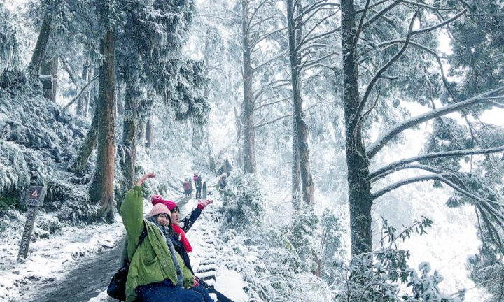 Điểm ‘sống ảo’ ở Đài Loan dành cho hội mê tuyết, phủ sắc trắng tựa tiên cảnh