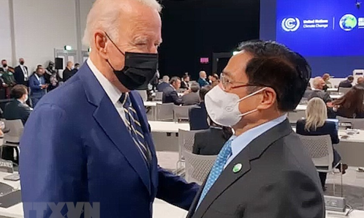 Thủ tướng Phạm Minh Chính gặp Tổng thống Mỹ Joe Biden