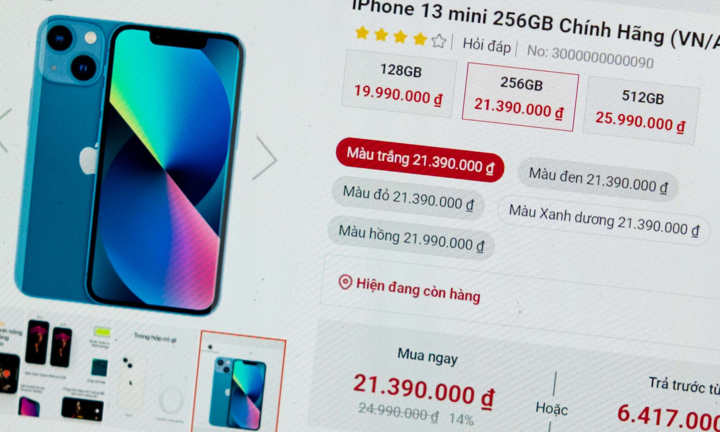 Đại lý giảm giá hơn 3 triệu đồng các bản Phone 13 bán chậm