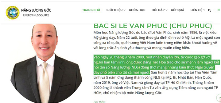 Chuyên gia nói gì việc 'lấy năng lượng gốc' chữa ung thư, COVID-19?