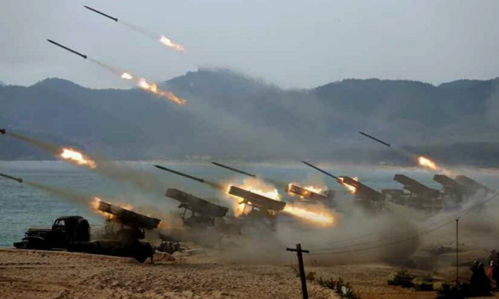 Triều Tiên tập trận bắn pháo bất chấp chỉ trích quốc tế