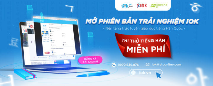 Nền tảng trực tuyến giáo dục tiếng Hàn thông minh mở bản trải nghiệm