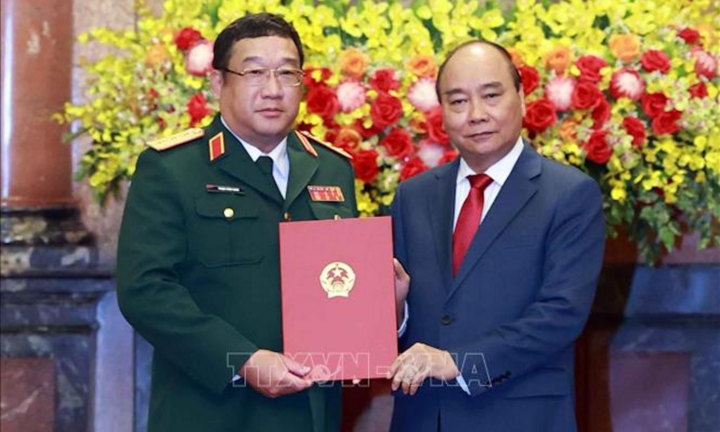 Thăng quân hàm Thượng tướng cho Thứ trưởng Quốc phòng Phạm Hoài Nam