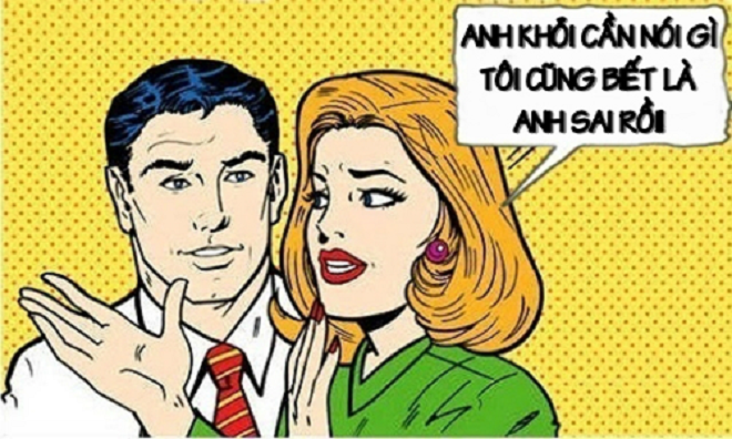 Trực giác của phụ nữ là bất hạnh của đàn ông